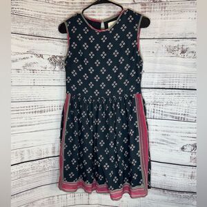 Label Ritu Kumar Dress Womens Size M Floral Gauze Cotton blend Boho minimalist